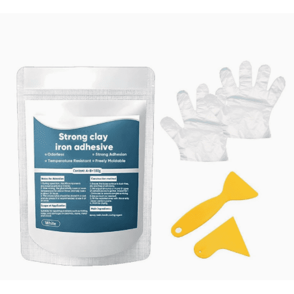 Steel Reinforced Epoxy Putty, 2026 New Epoxy Putty, Durable Metal Repair Putty for Filling Cracks and Holes, Portable Multi Surface Repair Putty for Pipe and Railing Repair (1)