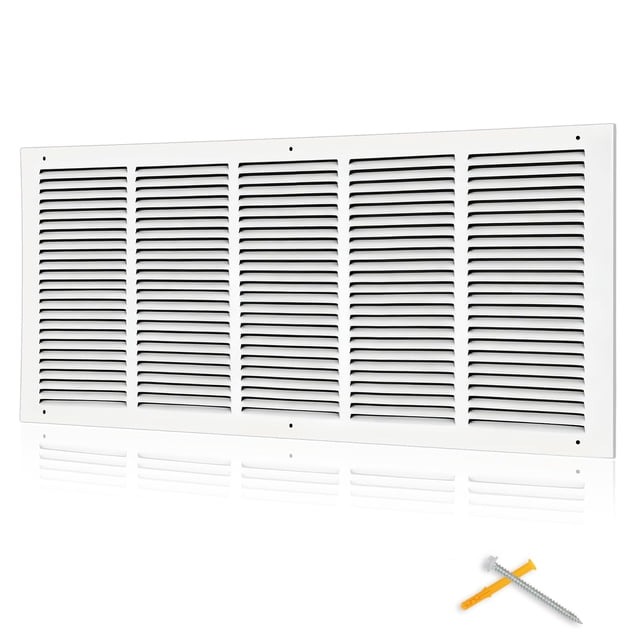 Steel Return Air Grille Vent Cover 30''Wx12''H [Duct Opening] Sidewall ...