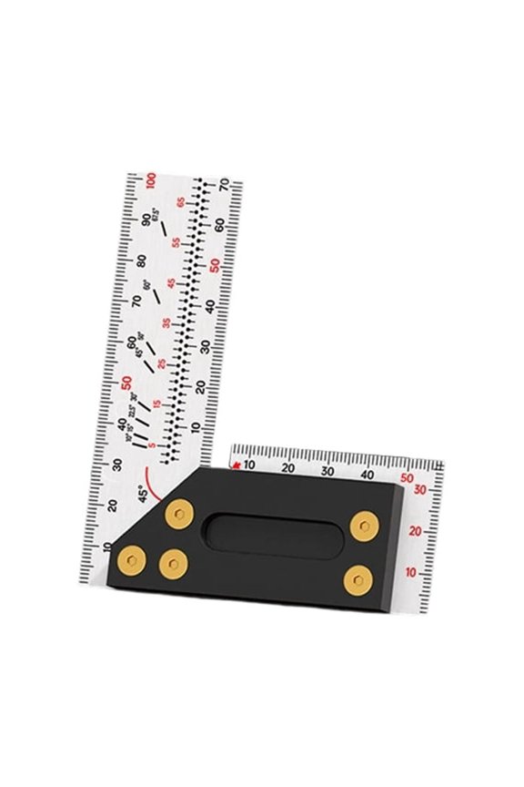 Steel Right Angles Marking Rulers Accuracy Measurement Tool For Carpentry Project
