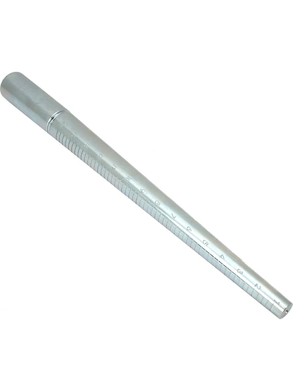 Steel Ring Mandrel Graduated 1-15 Marked Metal Jewelry Sizing Tool Stick