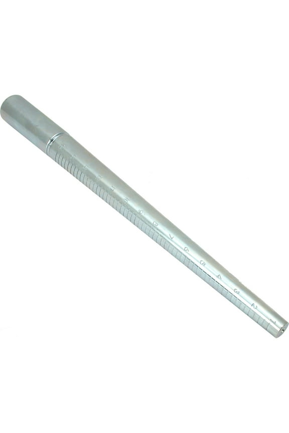 Steel Ring Mandrel Graduated 1-15 Marked Metal Jewelry Sizing Tool Stick
