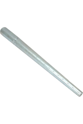 Steel Ring Mandrel Graduated 1-15 Sizer Metal Jewelry Sizing Tool Stick 2Pcs