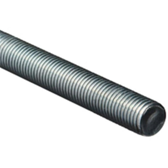 Steel Rod Thrd Zn Red 1-8x36