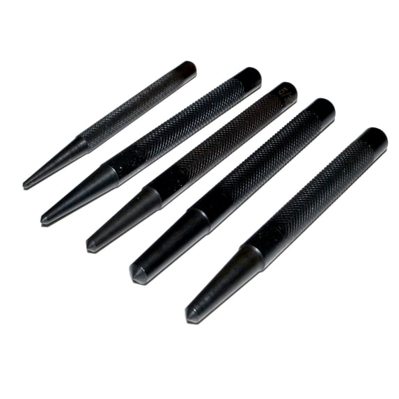 5pc Parallel Pin Punch Set 1/8 3/16 1/4 5/16 3/8 8