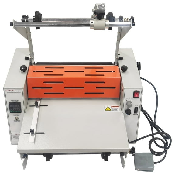 Steel Roller Thermal Laminator Laminating Machine with Slitting Cutter