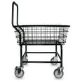 thumbnail image 1 of Steel Rolling Laundry Cart with Removable Handle, Household & Commercial Rolling Wire Laundry Basket Cart with Wheels for Laundry Clothes Storage, 1 of 6