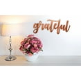 thumbnail image 1 of Steel Roots Grateful Cursive Steel Wall Art Gold, 1 of 2