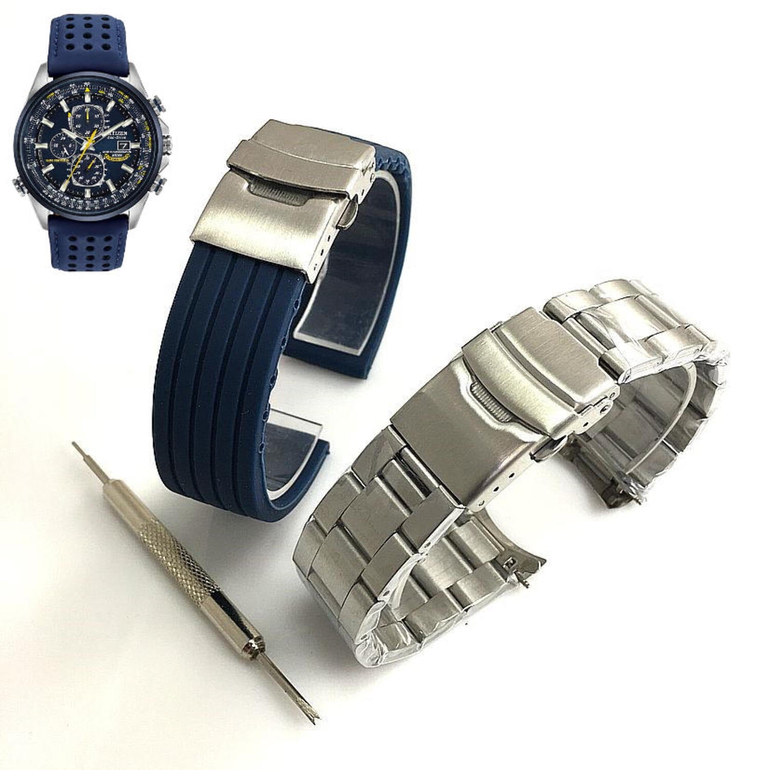 Citizen Blue Angels AT8020-03L Steel & Rubber Replacement Watch