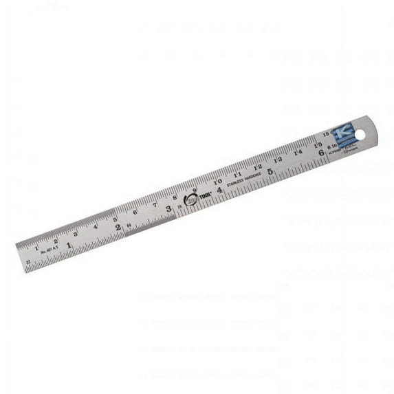 Steel Ruler, 6 Inches