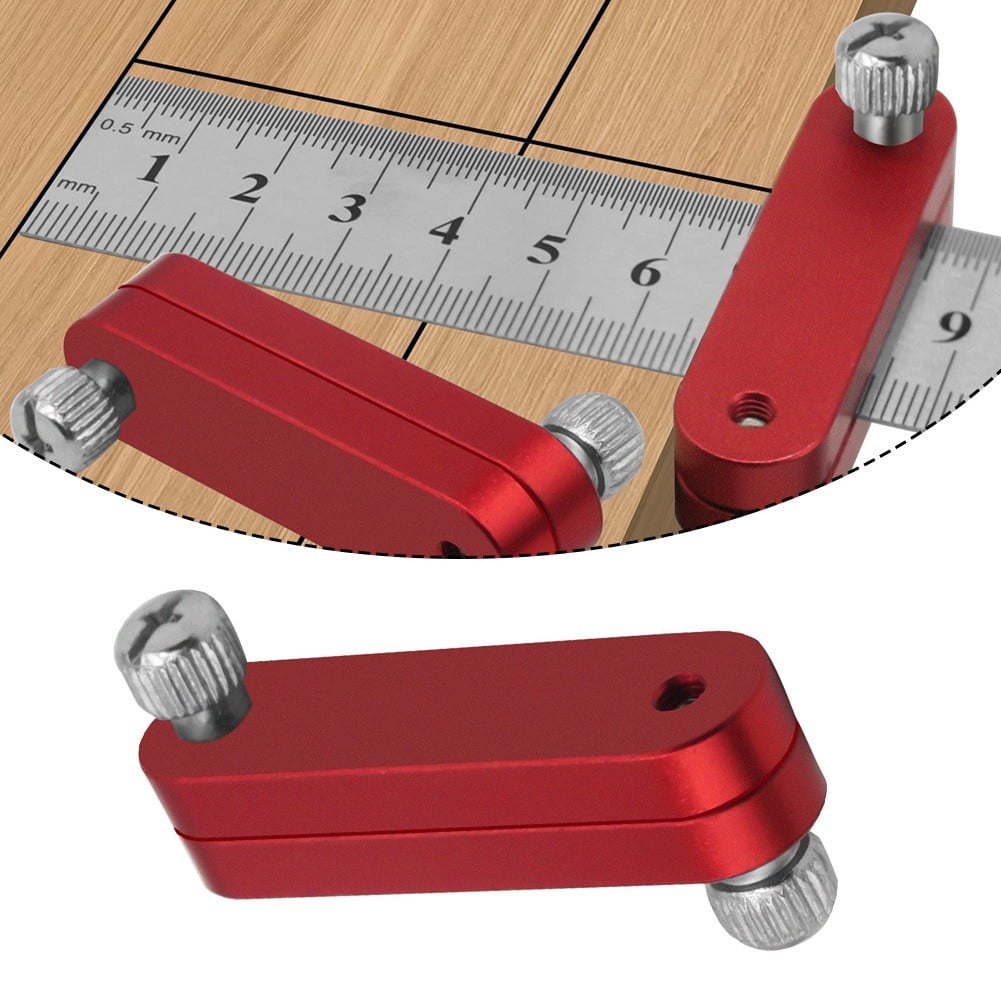 Steel Ruler Positioning Block Scribe Mark Line Gauge Carpenter ...