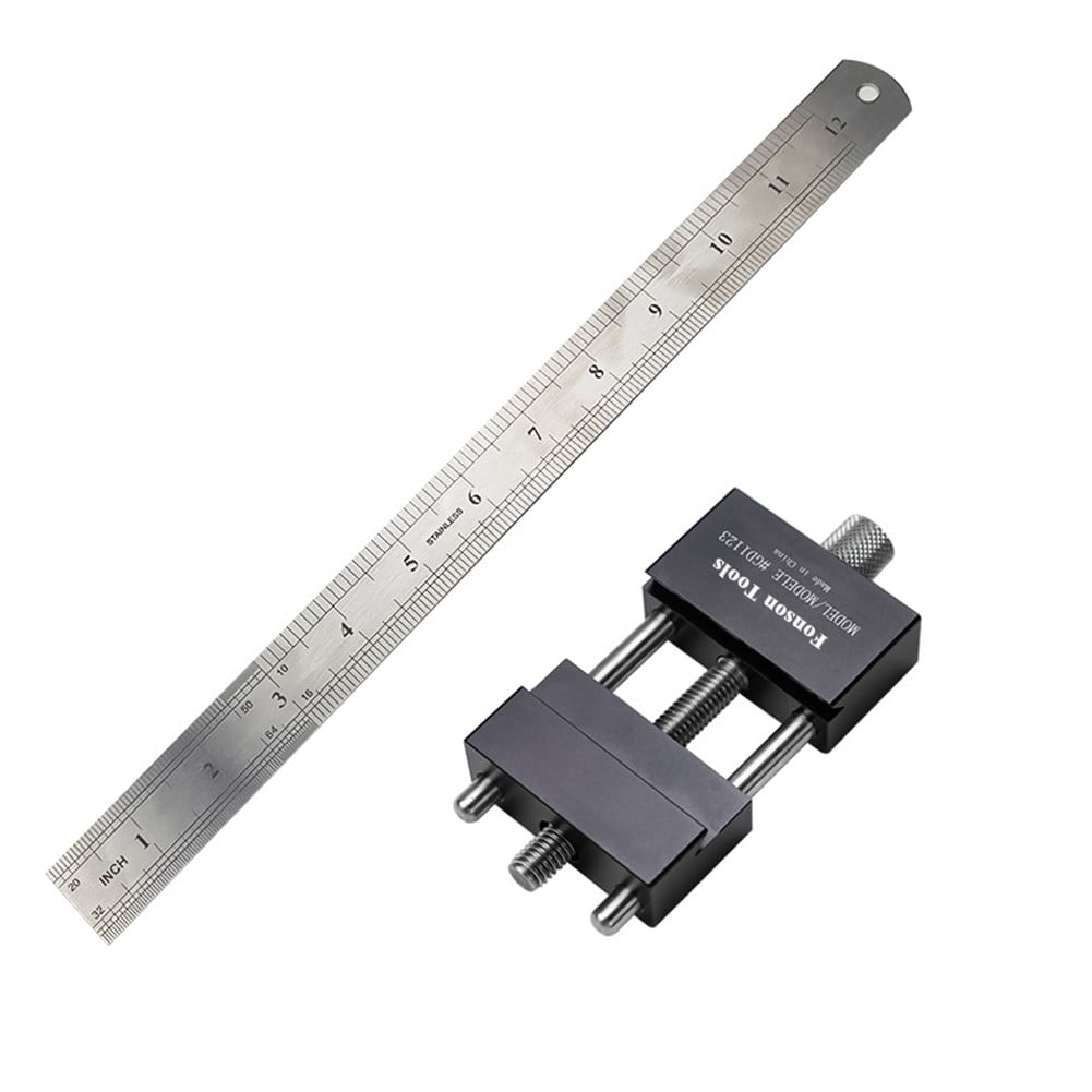 Steel Ruler Positioning Block Scriber Line Marking Gauge for ...