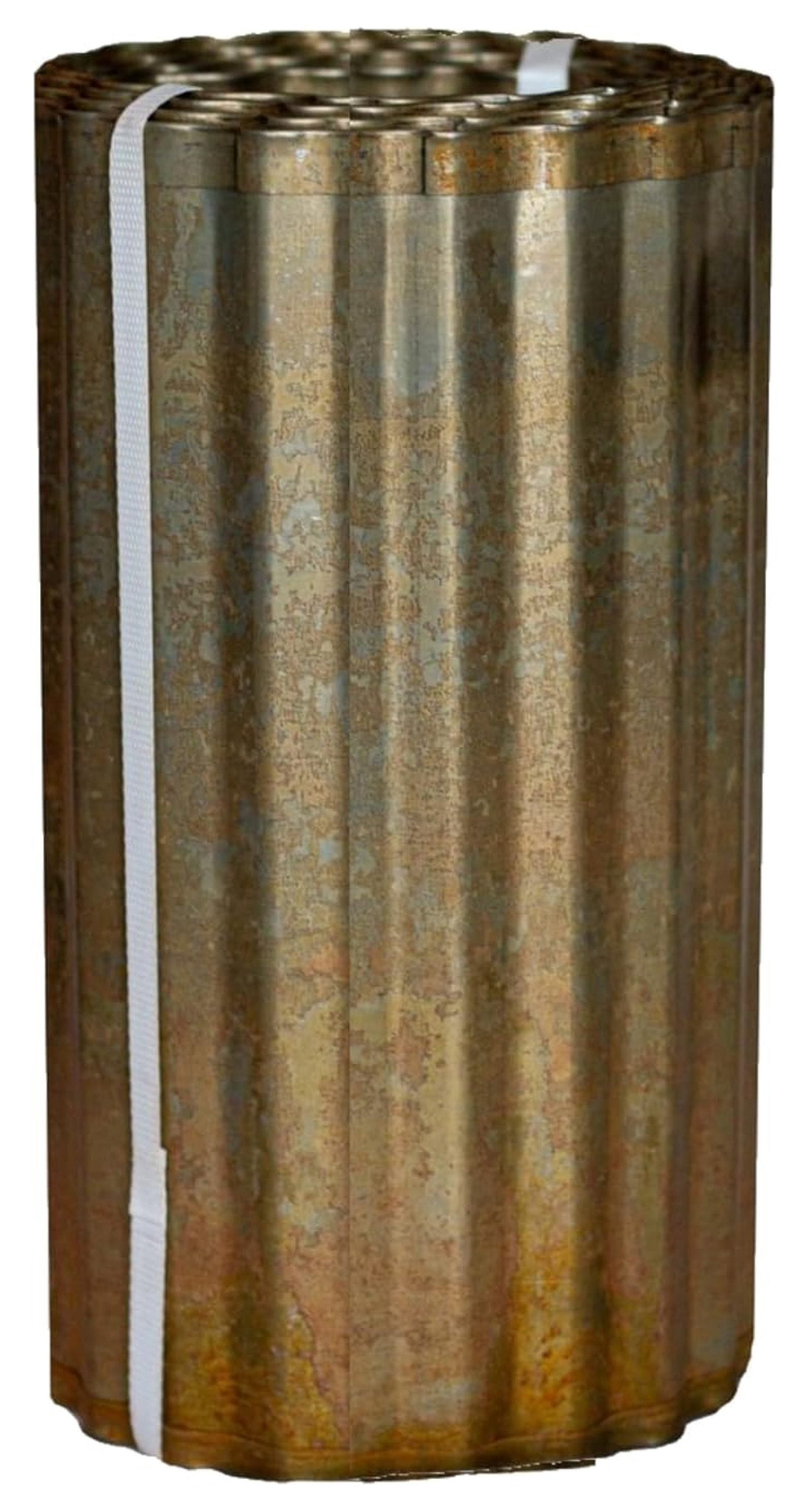 Steel Rustic Metal Landscape Edging (15in W x 10ft L Rolls, Rusted)