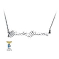 thumbnail image 1 of Steel Script Logo Stainless Steel Necklace, 1 of 1