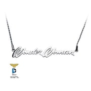 Steel Script Logo Stainless Steel Necklace