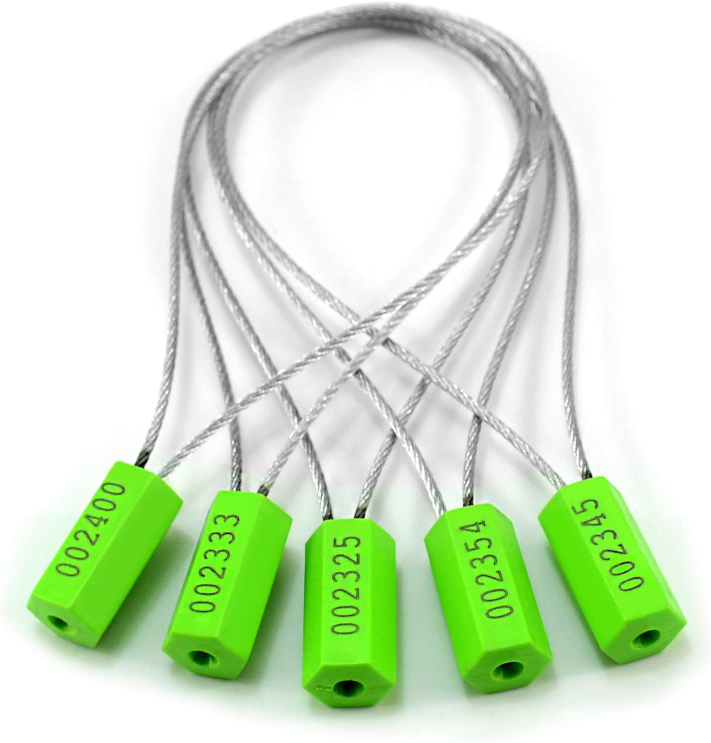 Steel Security Cable Wire Seal Numbered Anti-Tamper Tag