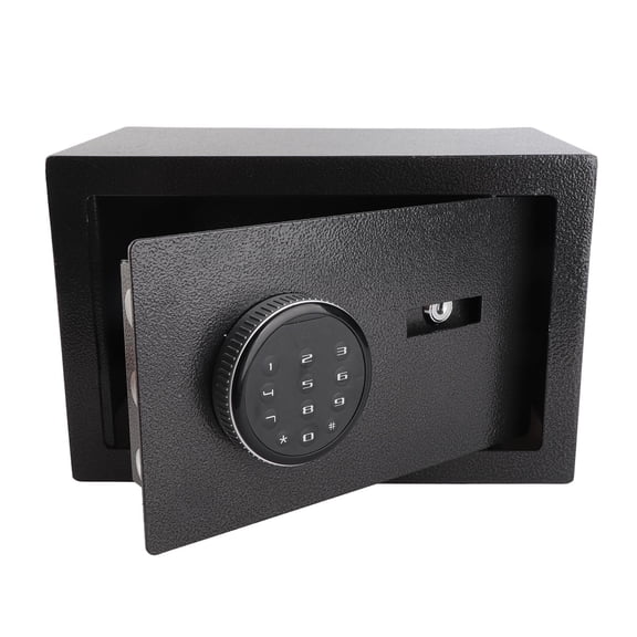 Steel Security Safe All Steel Security Safe Box Home Safe Box Electronic Keypad Digital Code Depository Cash Jewelry Valuables Documents Safe Deposit Box 35L