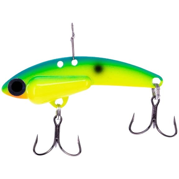 Steel Shad Mini Blade Bait Chartreuse Blue