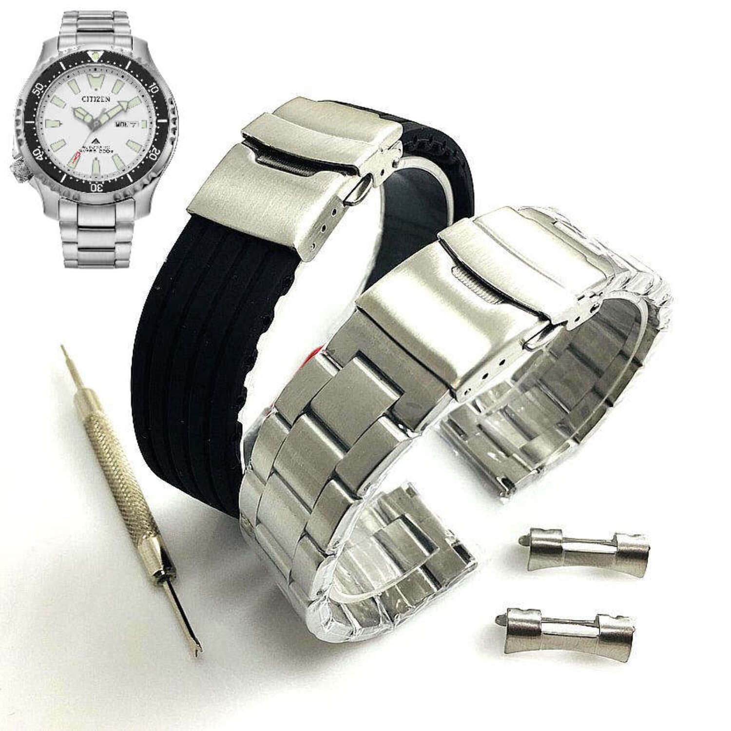 Affordable Stainless Steel 20 mm Watch Band Replacement AV0030-51A_K0040018