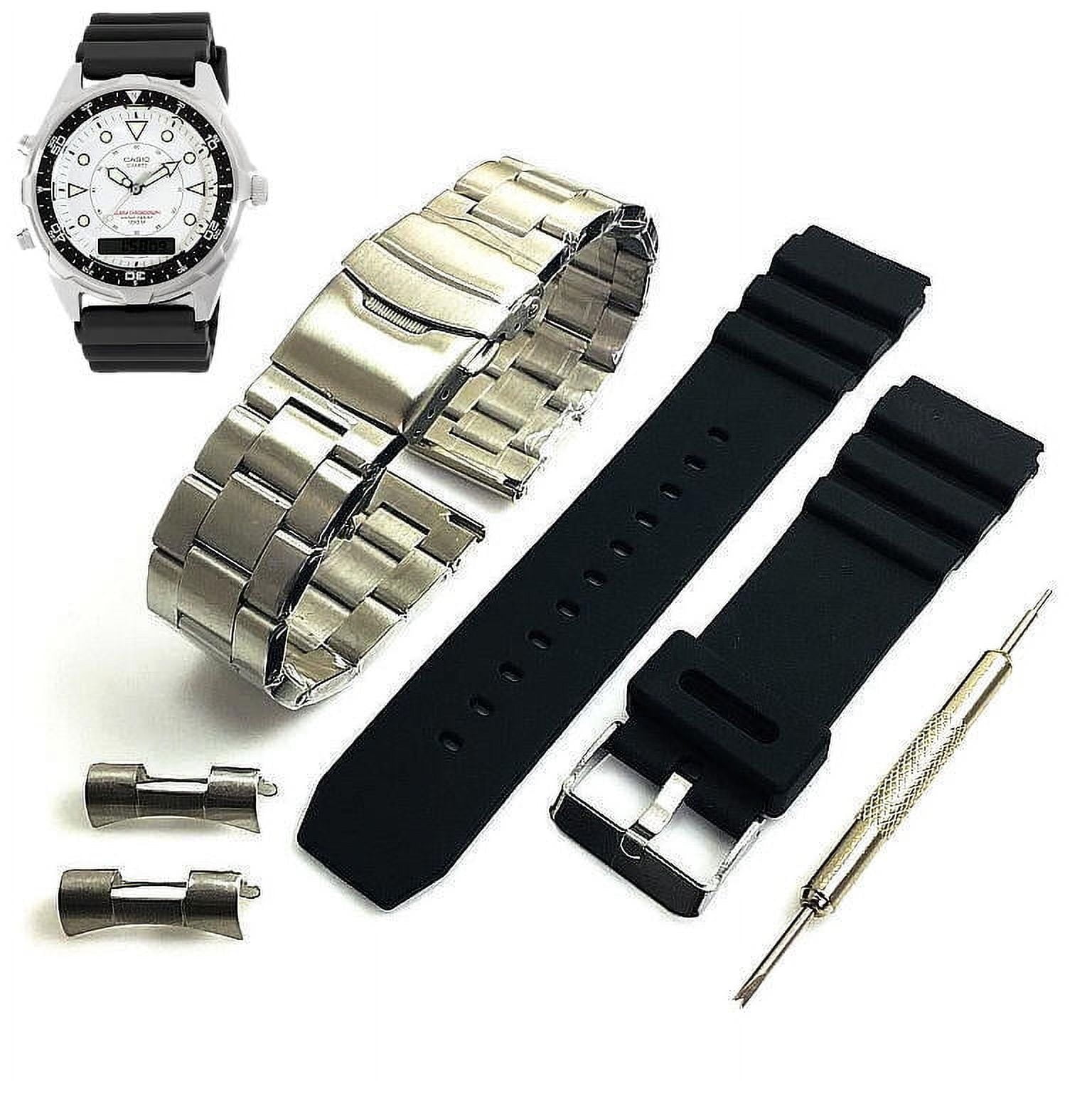 Casio amw330 replacement stainless steel band 2025