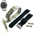 thumbnail image 1 of Steel & Silicone Replacement Watch Band Fits Casio DURO MDV-103 MDV103D-1AV, 1 of 6