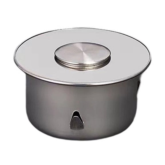 Steel Sink Drain Cover Odor-Proof Clog-Resistant PVC Pipe Seal Cap Multiple Sizes Quick Easy Installation