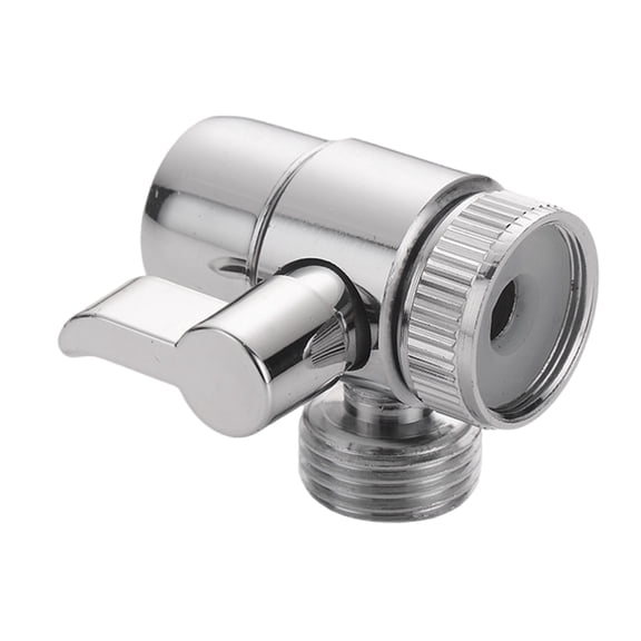 Steel Sink Faucet Diverters Valves Aerator Water Conservation Valves 0.5 Thread for Shower Hose Garden Hose Washing Machine