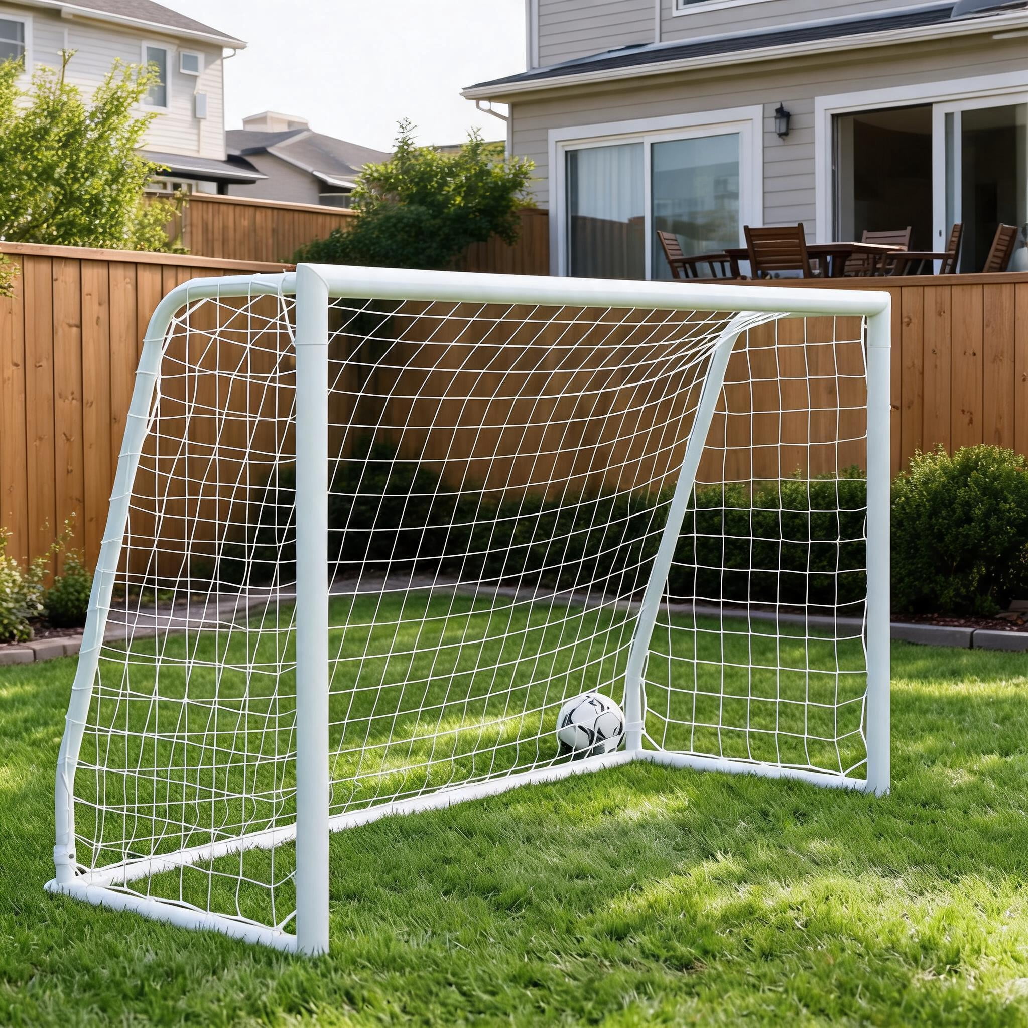 Steel Soccer Goal for Outdoor Practice – Portable Competition Net with ...
