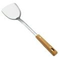 thumbnail image 1 of Steel Spatula with Wooden Handle,Wok Spatula Stainless Steel,Wok Tools,Kitchen Tools,Kitchen Utensils Set with Wooden Handle,Heat Resistant Cooking Tools for Home and Restaurant Applications,1 Pack, 1 of 9