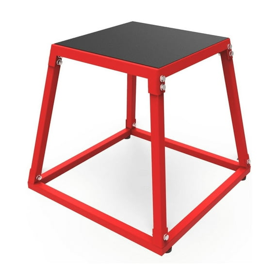 Steel Sports Plyo Box for Men and Women Exercise,Metal Step Up Box with Anti-Slip Surface for Home Gym