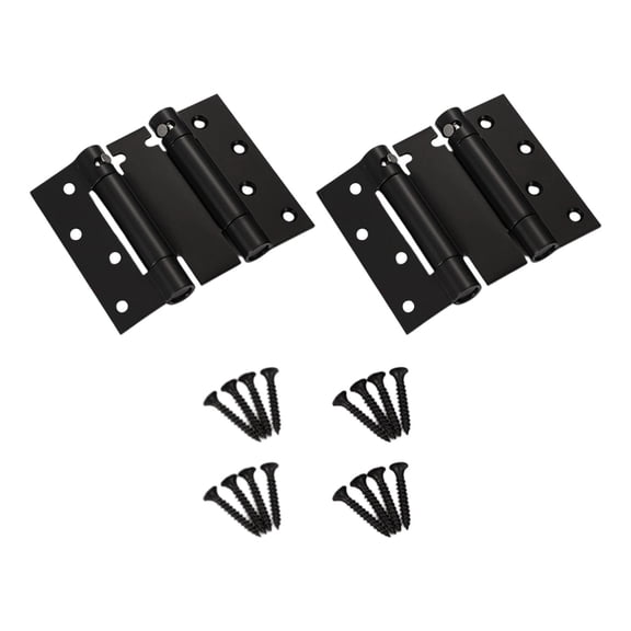 Steel Spring Hinges strong Rustproof Double Swing Door Hinge auto Return Mechanism Easy Installation for Swing door