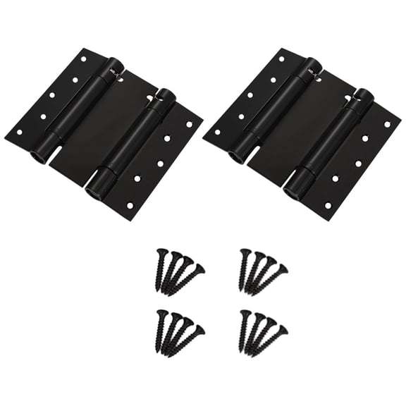 Steel Spring Hinges strong Rustproof Double Swing Door Hinge auto Return Mechanism Easy Installation for Swing door