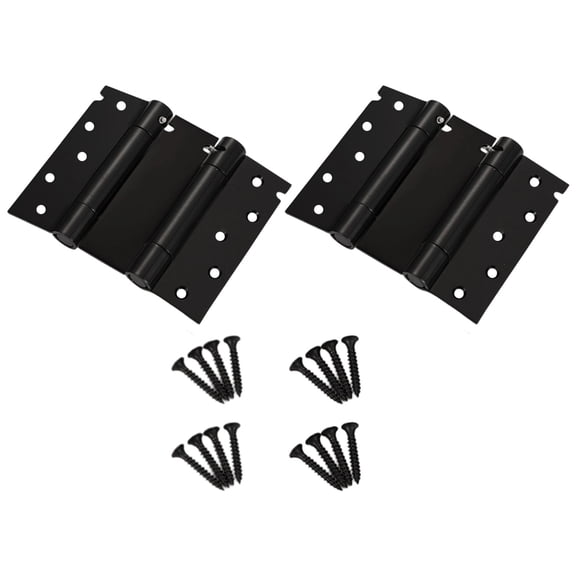 Steel Spring Hinges strong Rustproof Double Swing Door Hinge auto Return Mechanism Easy Installation for Swing door