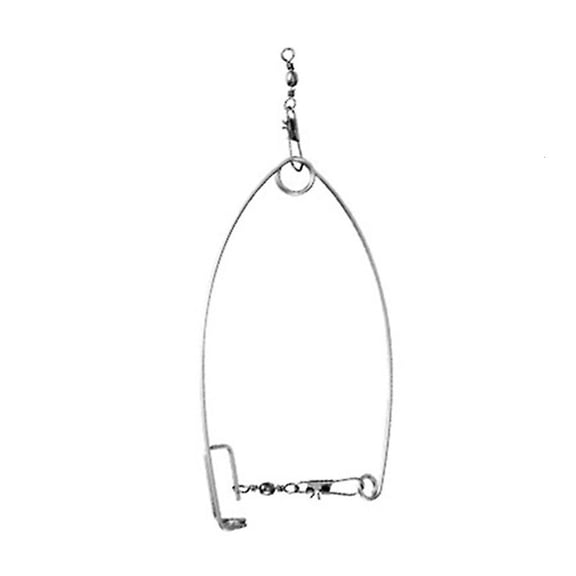 Steel Spring Loaded Ice Fishing Hook Trap Actuated Fishing Hook with Springs