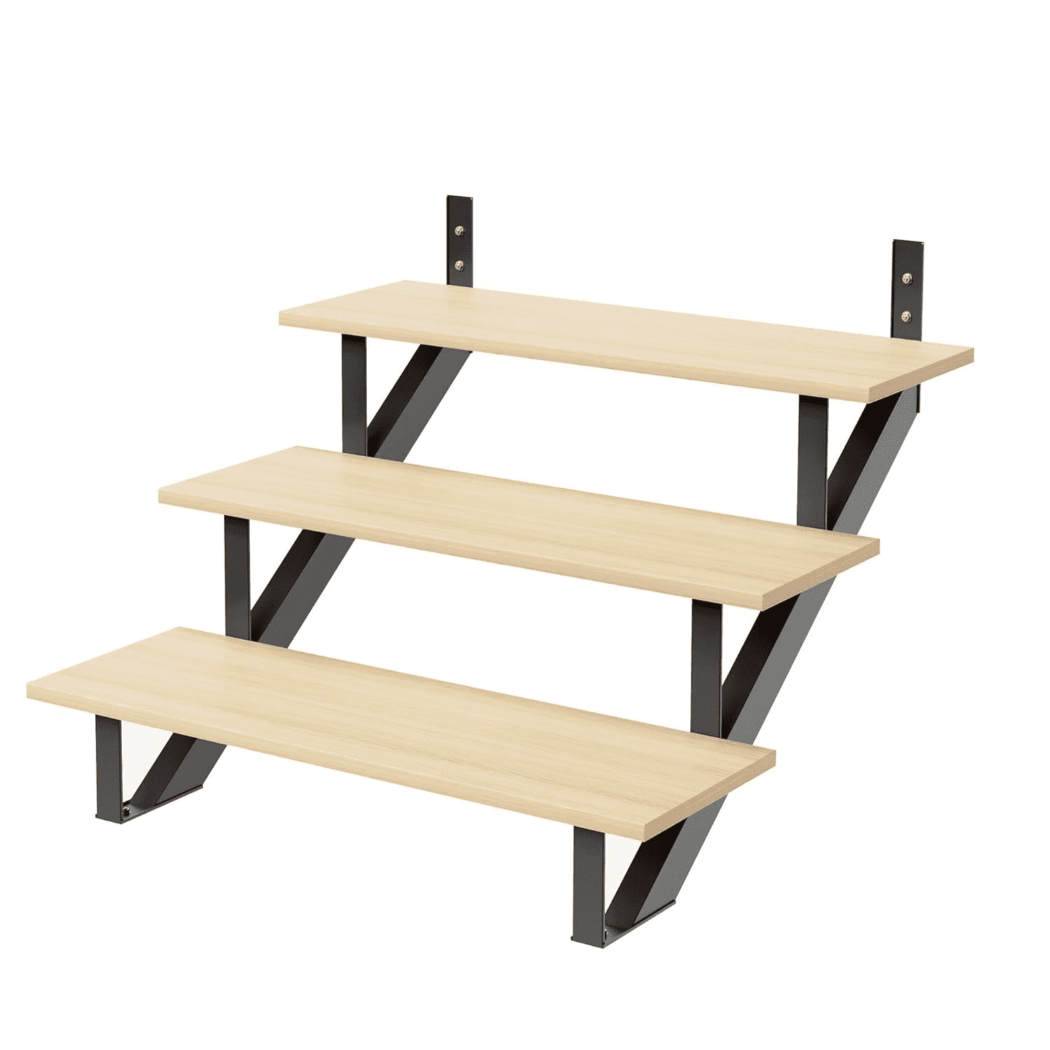 Steel Stair Riser 1-7 Step Stair Stringer for Deck Height 42.5in,MAX ...