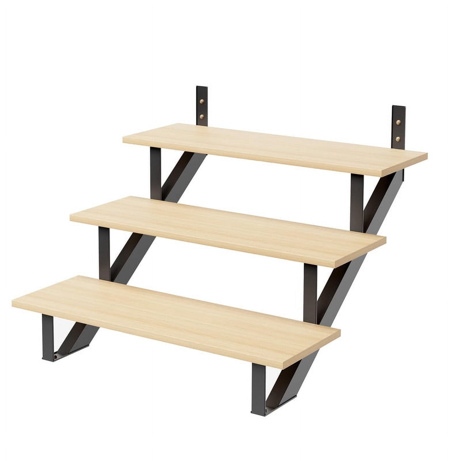 Steel Stair Riser 2 Pack, 3 Step Stair Stringer for Deck Height 28 in ...