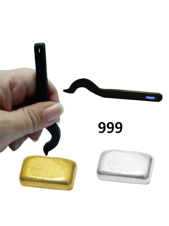 Steel Stamp 999 Silver Bent Curved 999 Ring Inside Jewelry Marking Metal Stamps