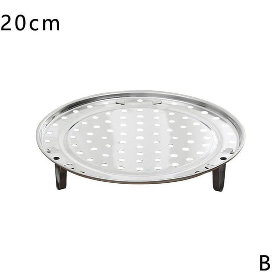 Steel Steamer Rack, 5 Sizes Insert Stock Pot Steaming Stand Tray Stackable Duty Tray Insert Steamer Cookware