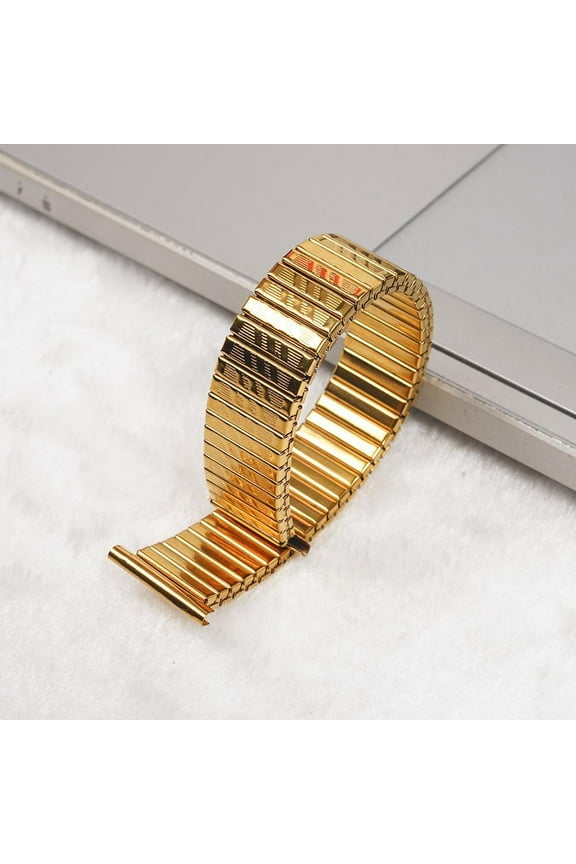 Steel Stretch Expansion Watch Band Strap Bracelet J0E5
