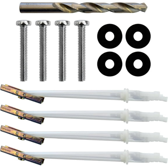 Steel Stud TV Mounting Kit for Fixed & Tilt Mounts  Securely Mount TVs up to 175 lbs on Metal Stud Walls  Includes UL-Rated Snaptoggle Anchors, Drill Bit, Screws & Washers