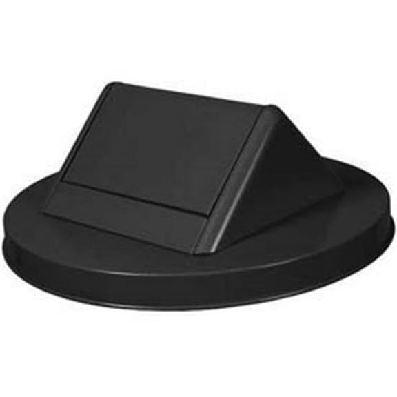 Steel Swing Lid For Mesh Garbage Can - Black