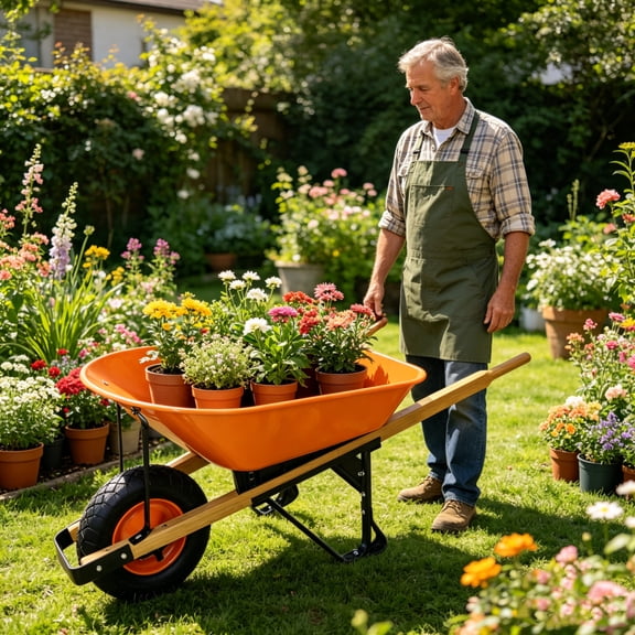 Steel TRAY wheel barrow