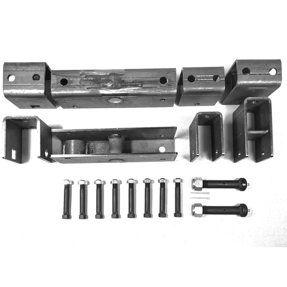 Steel Tandem Axle Slipper Spring Trailer Hanger Kit For 2" wide slipper spring