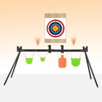 Steel Target Stand Kit with 3/8" AR500 Plates, Adjustable Range System for Drills, Backyard Entertainment, Family Use