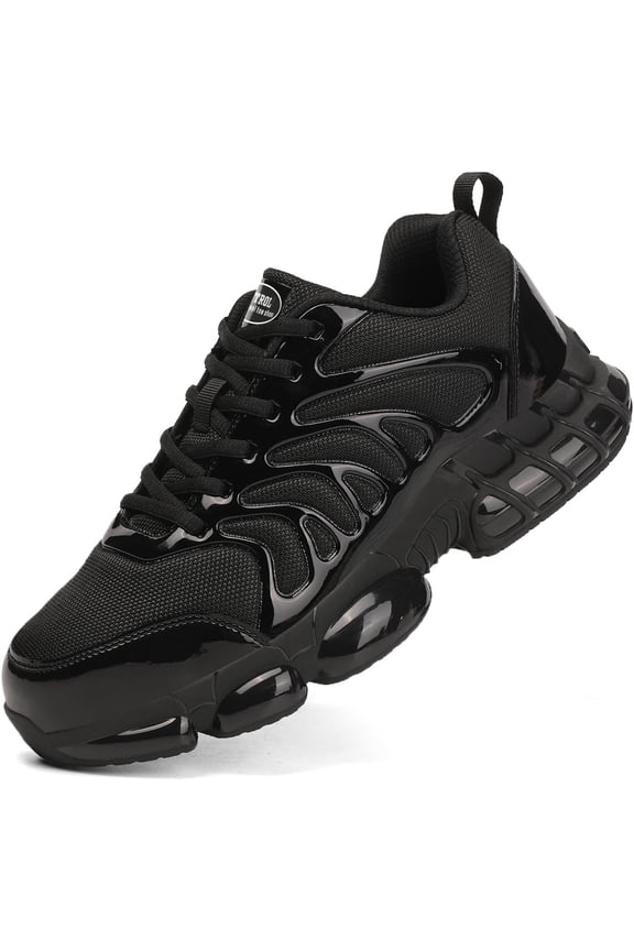 Steel Tennis Shoes for Men Women Lightweight Safety Work Sneakers with Air Cushion Comfortable Composite Shoes for Construction & Warehouse Puncture Proof