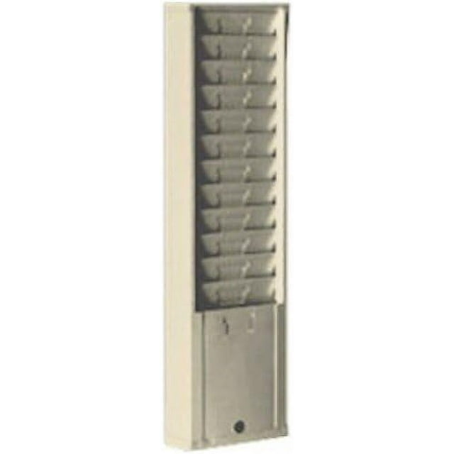 Steel Time Card Holder Rack Model 175H, 12 Slots for 81/2" Tall Cards