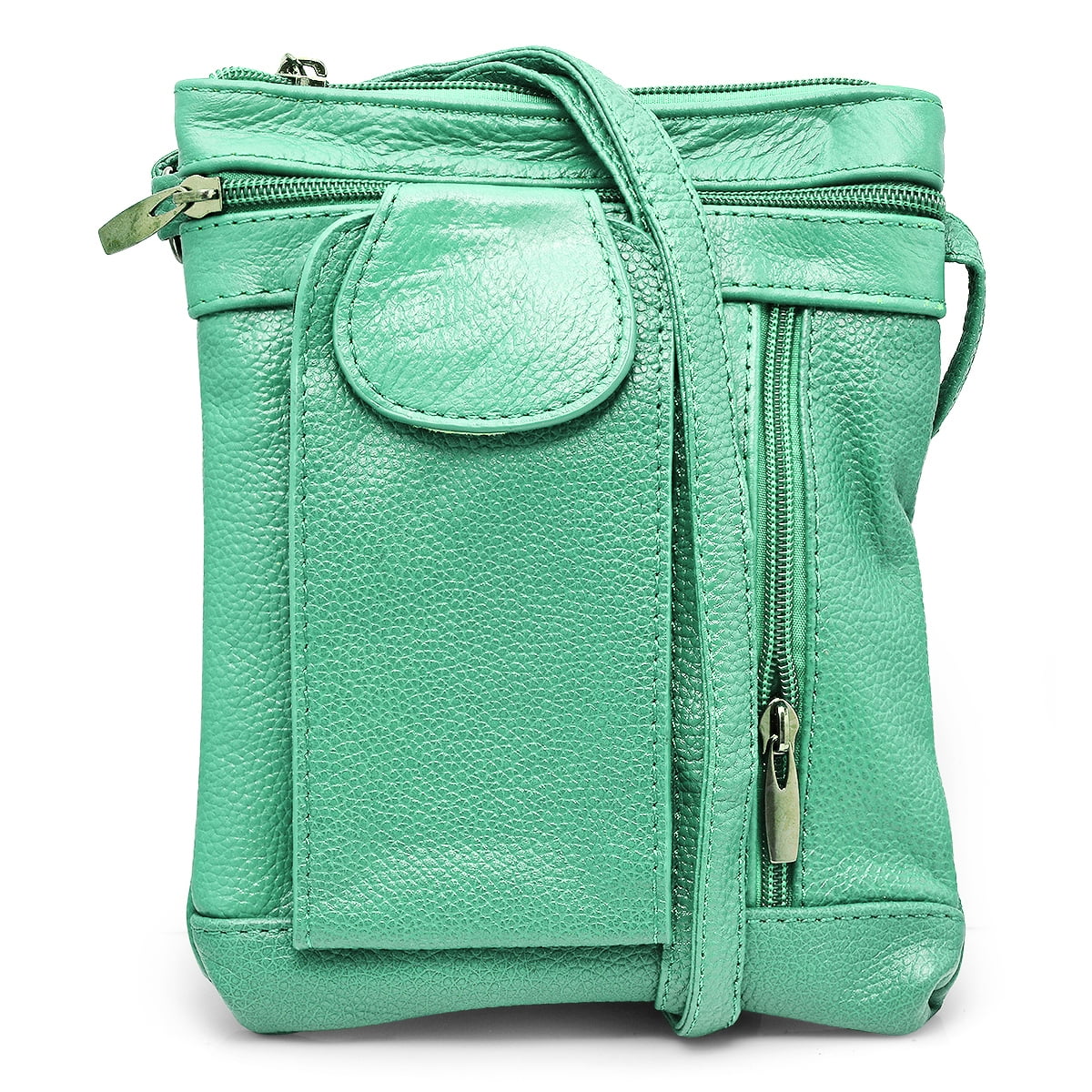 Steel Time On-the-Go Soft Leather Crossbody Bag