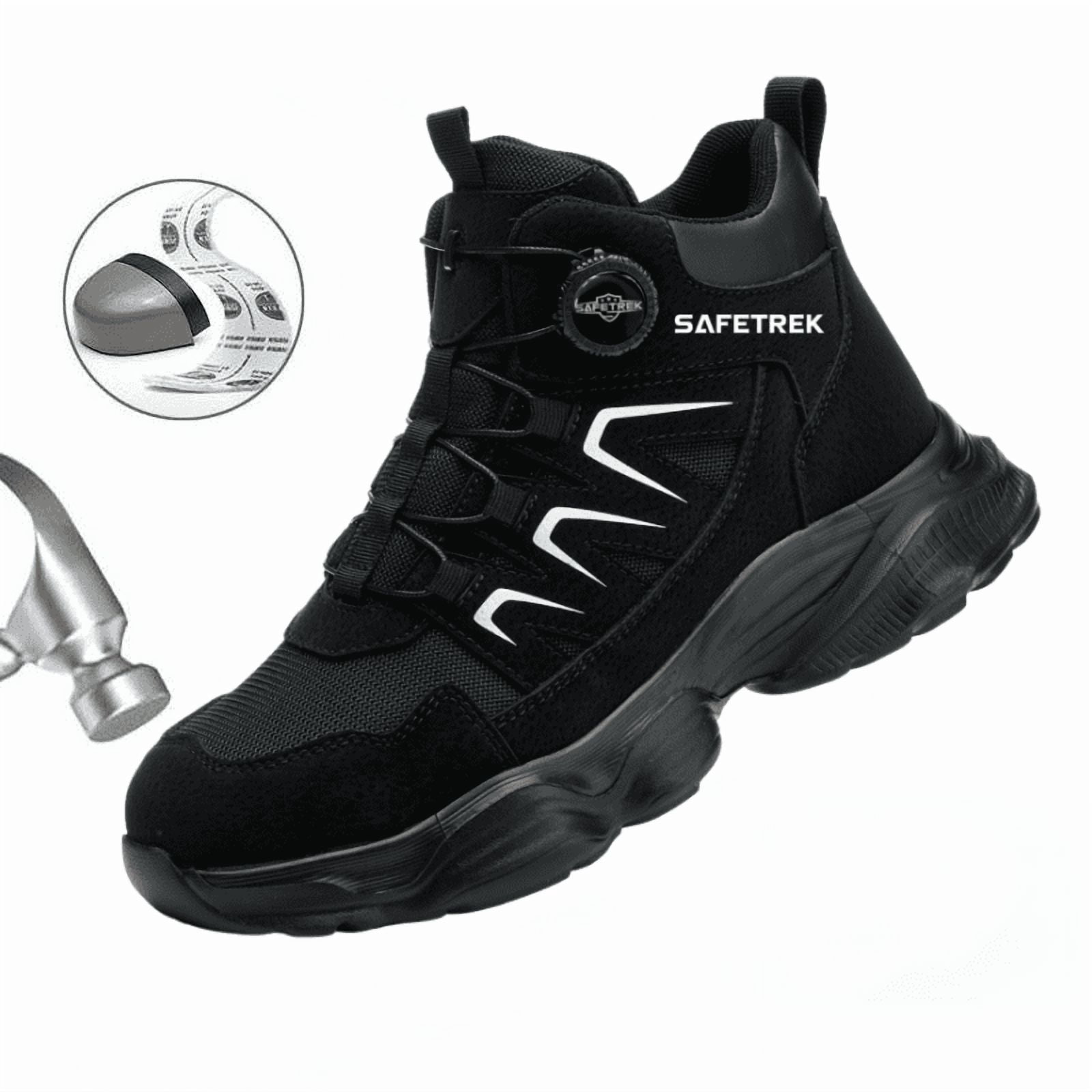 Unisex Breathable Steel Toe Safety Shoes Anti Puncture Super Light Work Boots 14 Strong and Secure: Steel Toe Boots for Ultimate Protection main image 3
