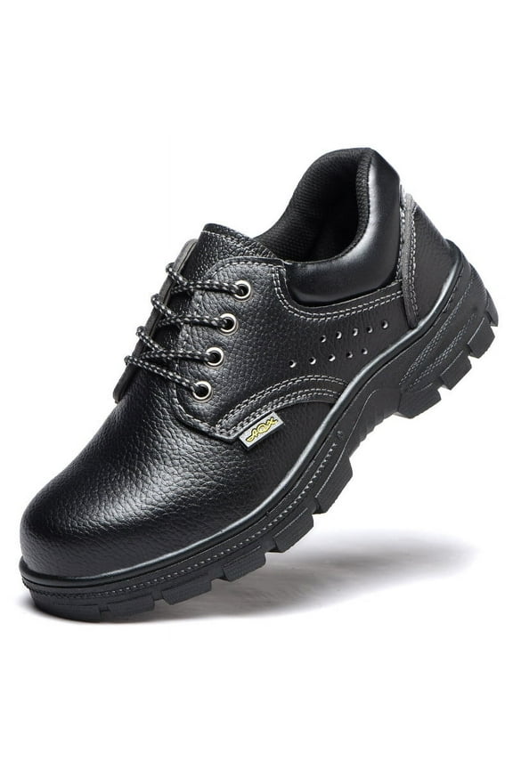 Steel Toe Boots for Men - Waterproof Slip Resistant Work Shoes, Safety Sneakers with Composite Toe, Lightweight Comfortable Industrial Shoes for Construction