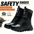 thumbnail image 1 of Steel Toe Boots for Men Indestructible Non Slip Comfortable Work Boot Safety Construction Shoes, 1 of 11