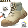 thumbnail image 1 of Steel Toe Boots for Men Industrial Construction Anti-puncture Work Safety Shoes Non-Slip Waterproof Hiking Shoes, 1 of 11